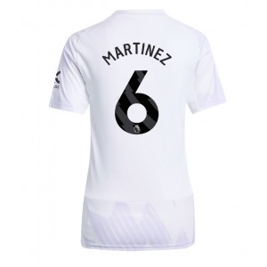 Fotbalové Dres Manchester United Lisandro Martinez #6 Dámské Venkovní Oblečení 2025-26 Krátký Rukáv